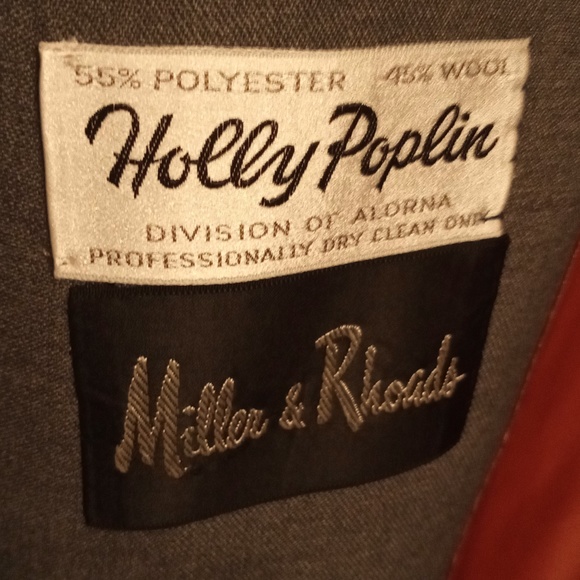 Classic Doublebreasted coat with real mink grey collar, satin lining, coat, 12 - Picture 8 of 11